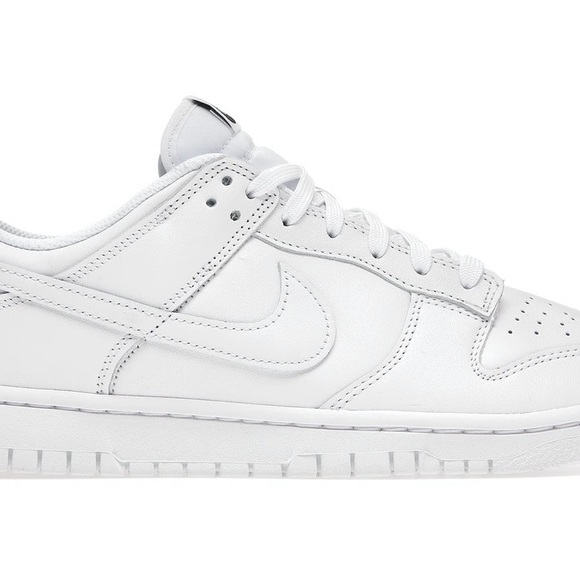 Triple White Nike Dunks - Picture 1 of 6